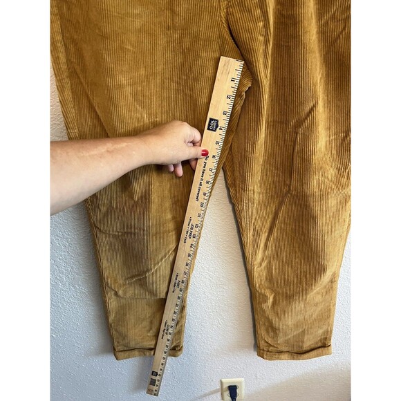 American Eagle Women’s Corduroy Mom Jeans Size 14 L – Stretch Cuffed - Picture 5 of 8